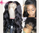 Perruque cheveux brésilienne vierge  Body Wave avec lace frontale 360