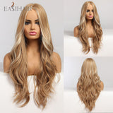 Perruque Body Wave longue synthétique ombré