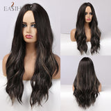 Perruque Body Wave longue synthétique ombré