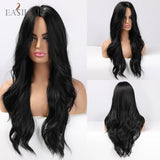 Perruque Body Wave longue synthétique ombré