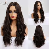 Perruque Body Wave longue synthétique ombré